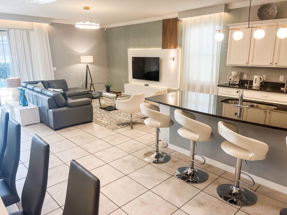 Open Floor Plan-Dining Room, Kitchen And Living Room