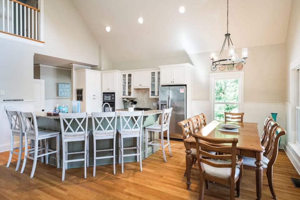 Dining room and kitchen seating