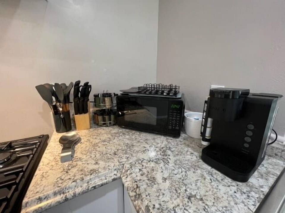 Microwave and kithen cooking utensils and spices