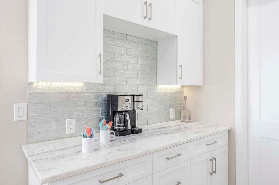 Coffee Bar with Extra Storage