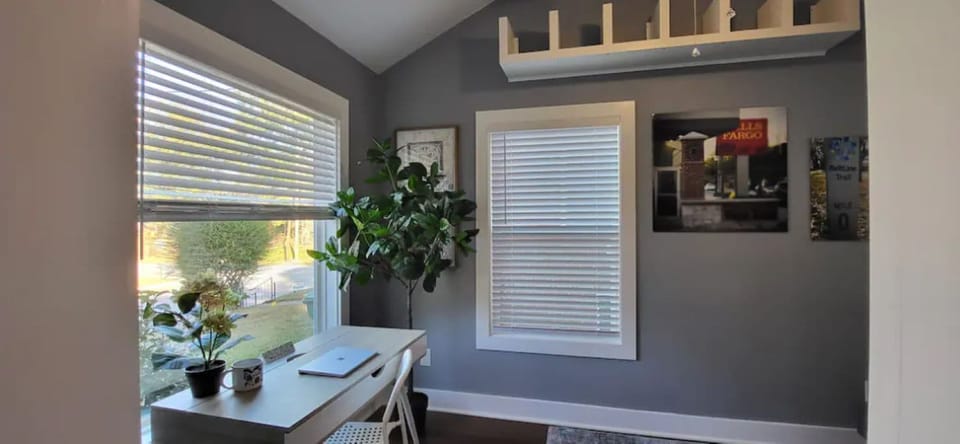 Dedicated office space that converts to an extra bedroom.
- Beecher House ATL