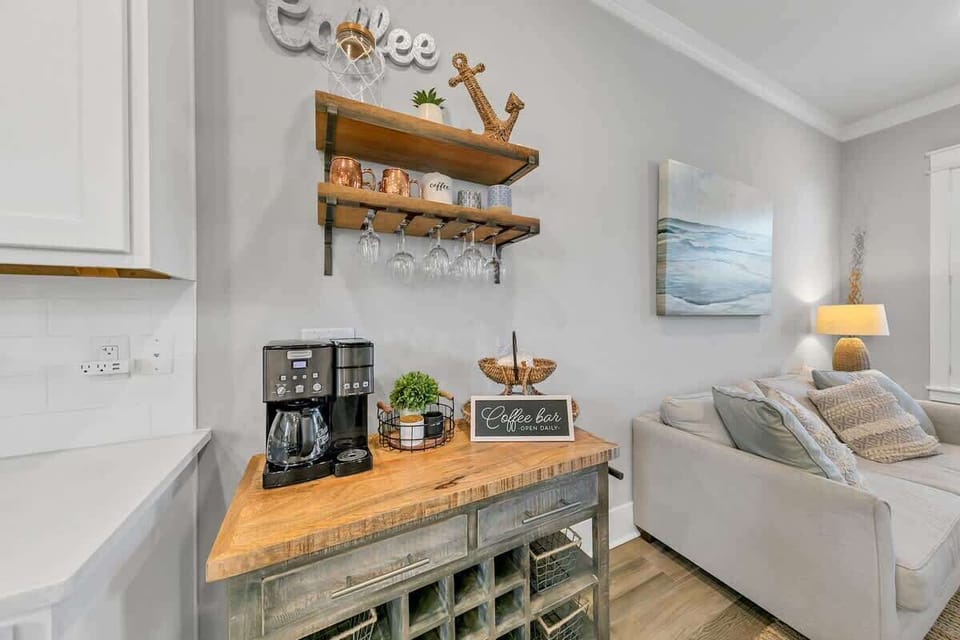 Coffee Lovers Dream! With a Dedicated Coffee Bar, You  Never Have to Look Far for Your Perfect Cup. 