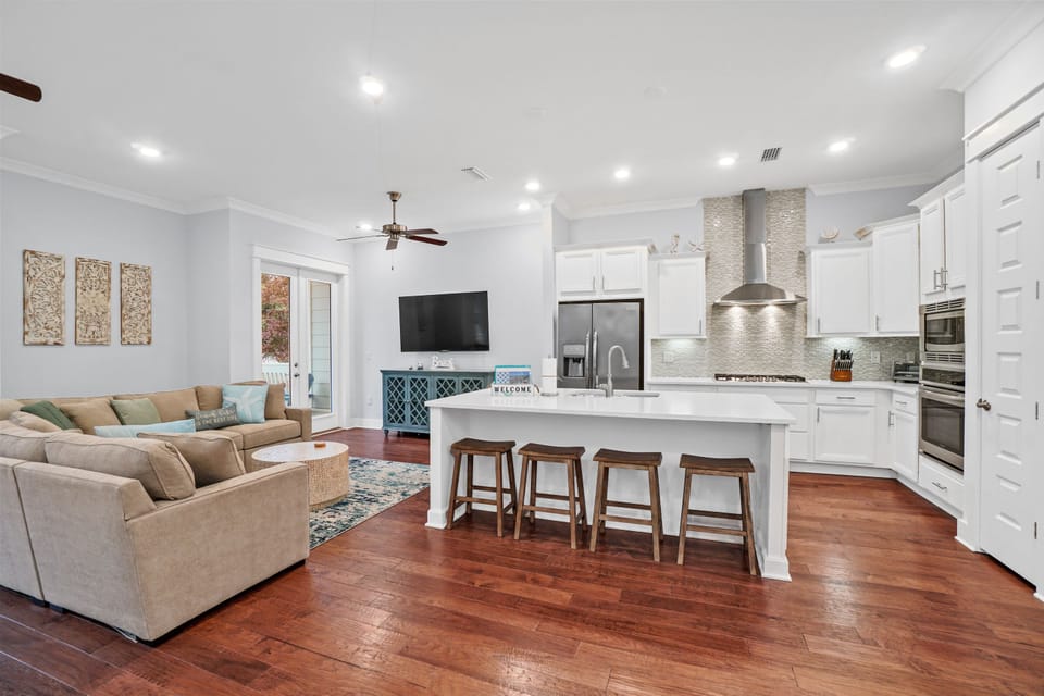 Kitchen and Living Area
