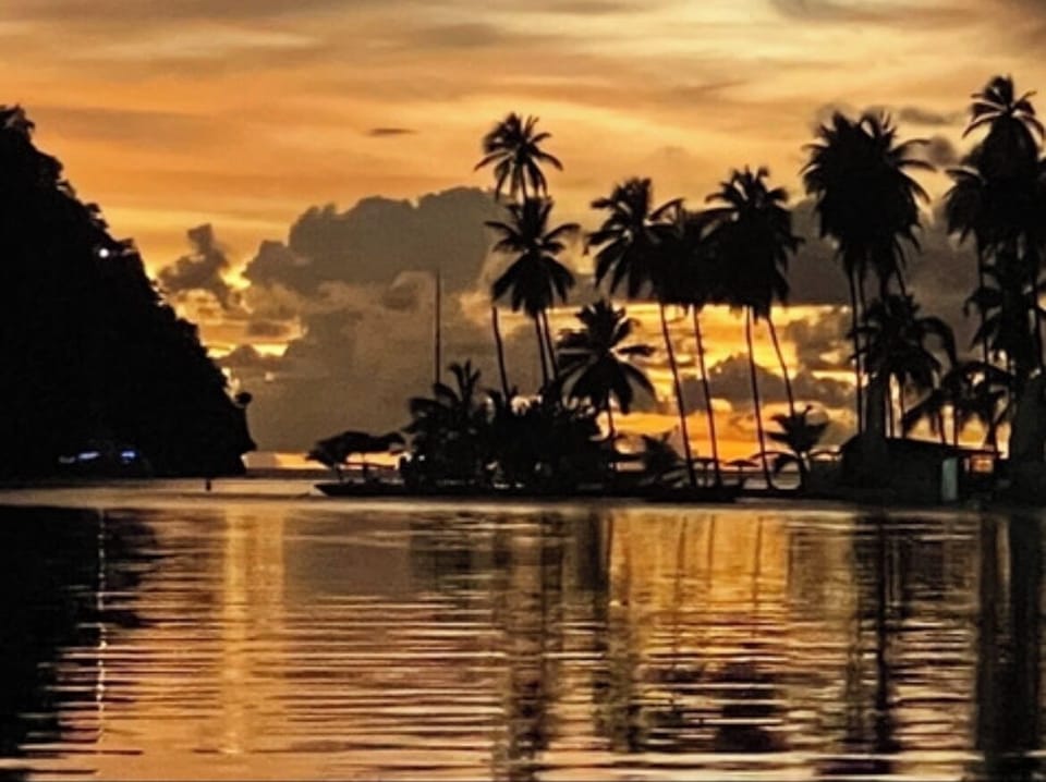 Sunset from JJs restaurant