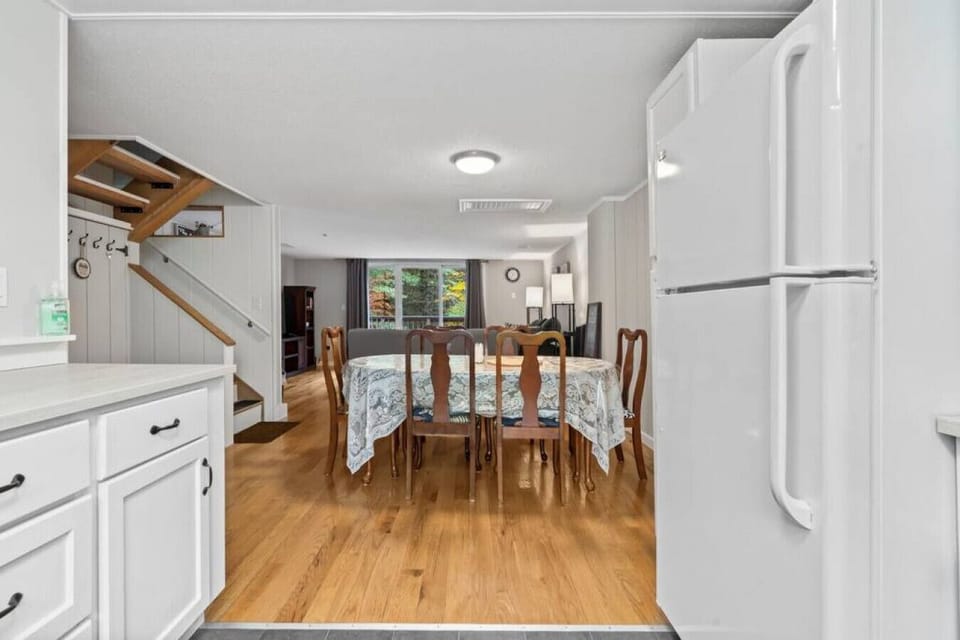Kitchen looking toward dining and living rooms