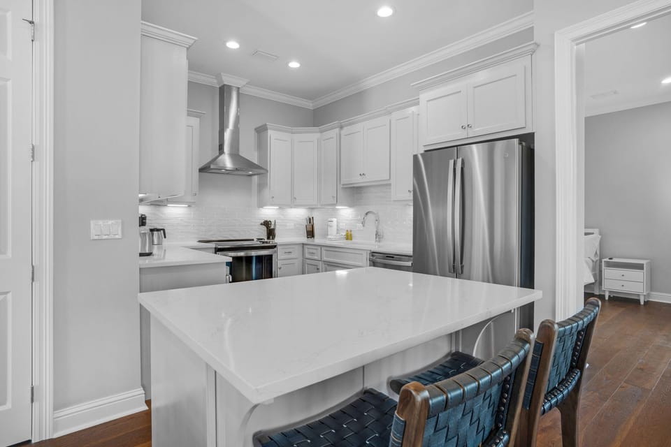 Large kitchen island