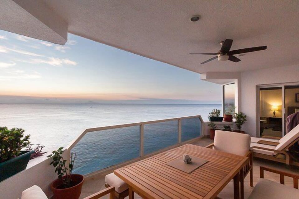 Imagine yourself on the balcony enjoying an evening drink and an amazing Cozumel sunset