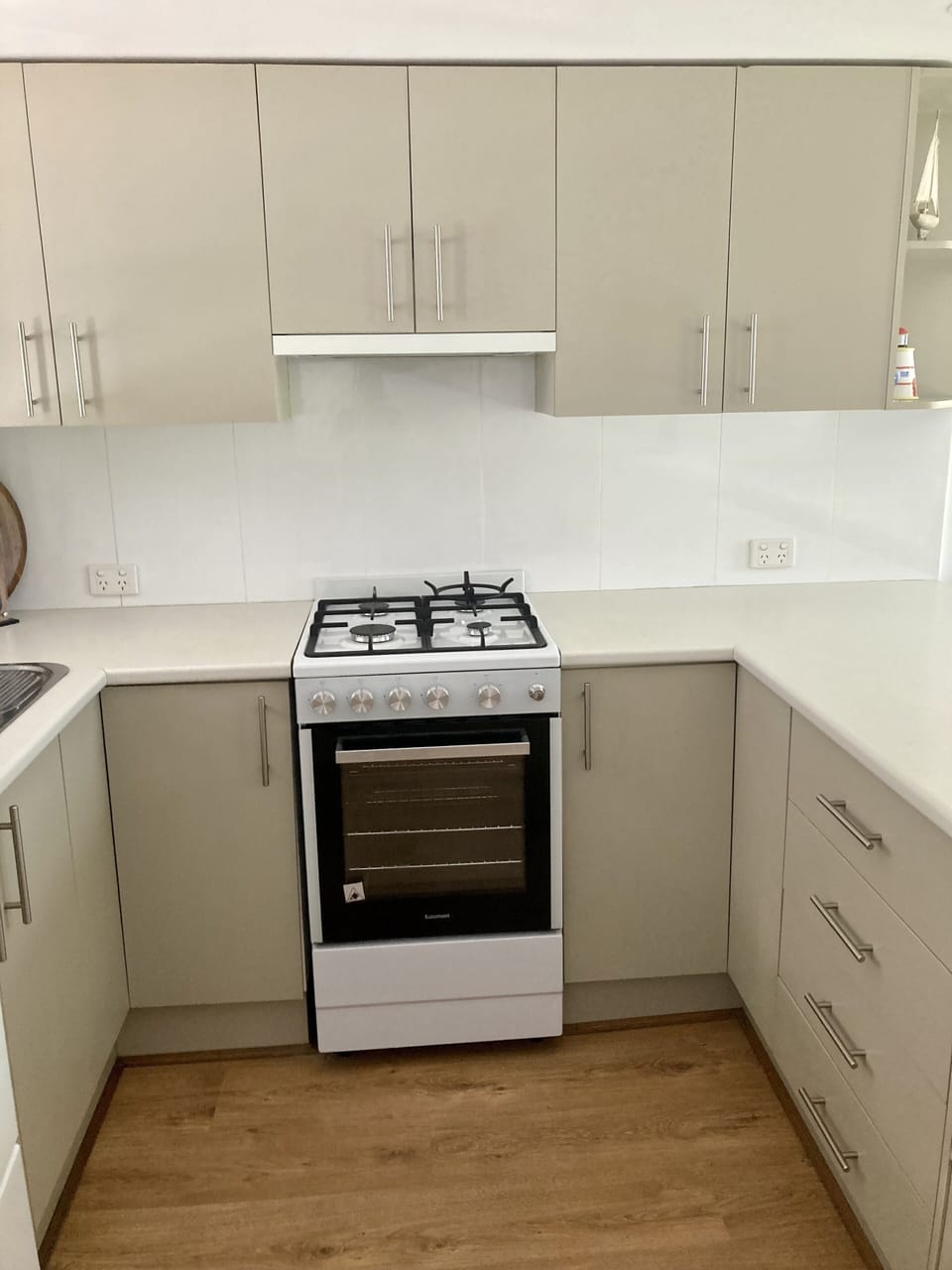 New Gas Oven and Cooktop.