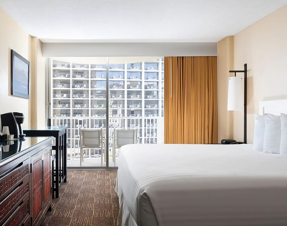 Wake up to sunshine and step onto your private balcony.