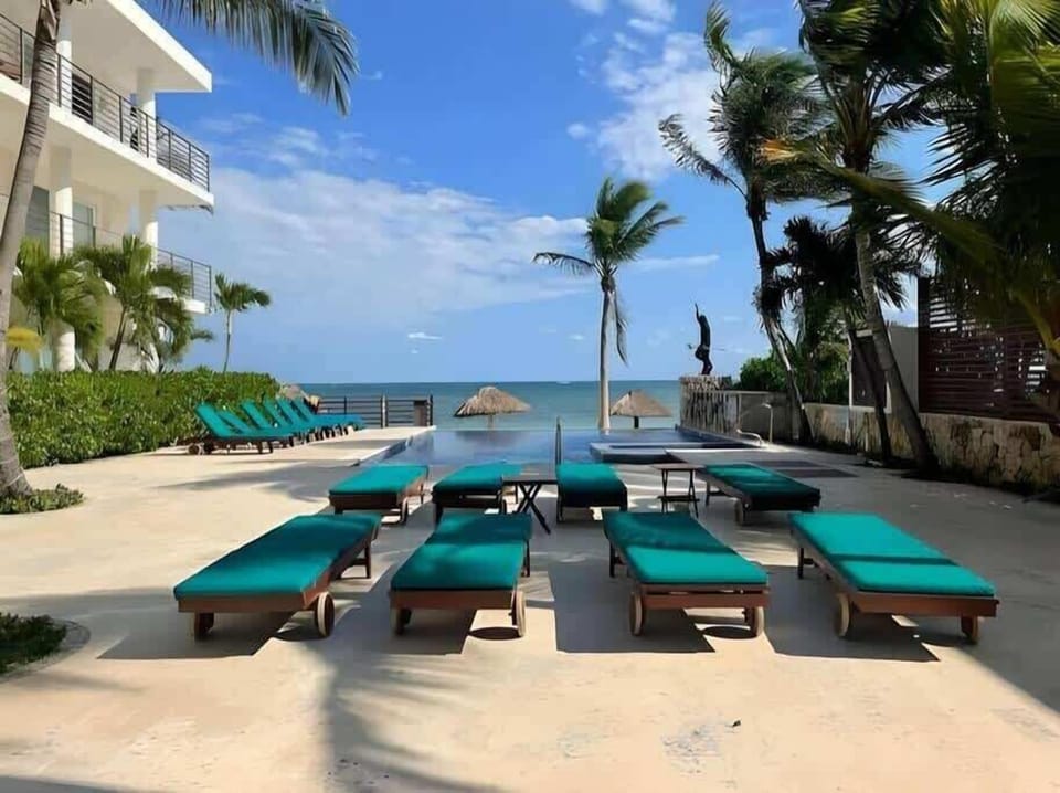 Beachfront resort pool - shared