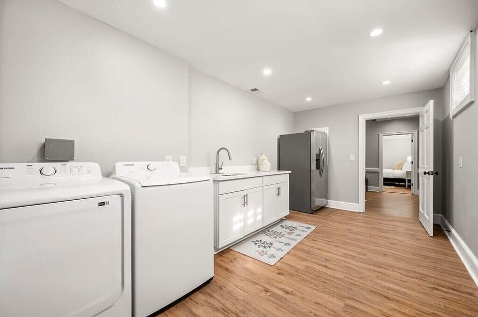 Laundry Room includes a bonus full size fridge