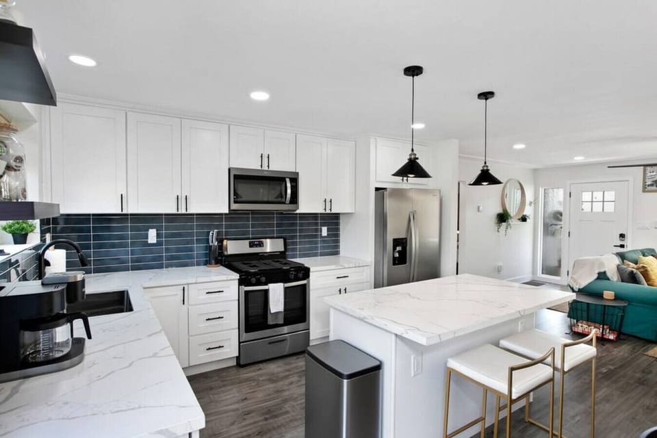 Fully equipped kitchen with everything you`ll need to cook.