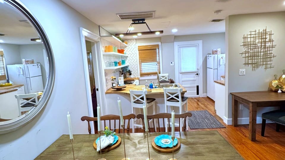 Dining looking into kitchen