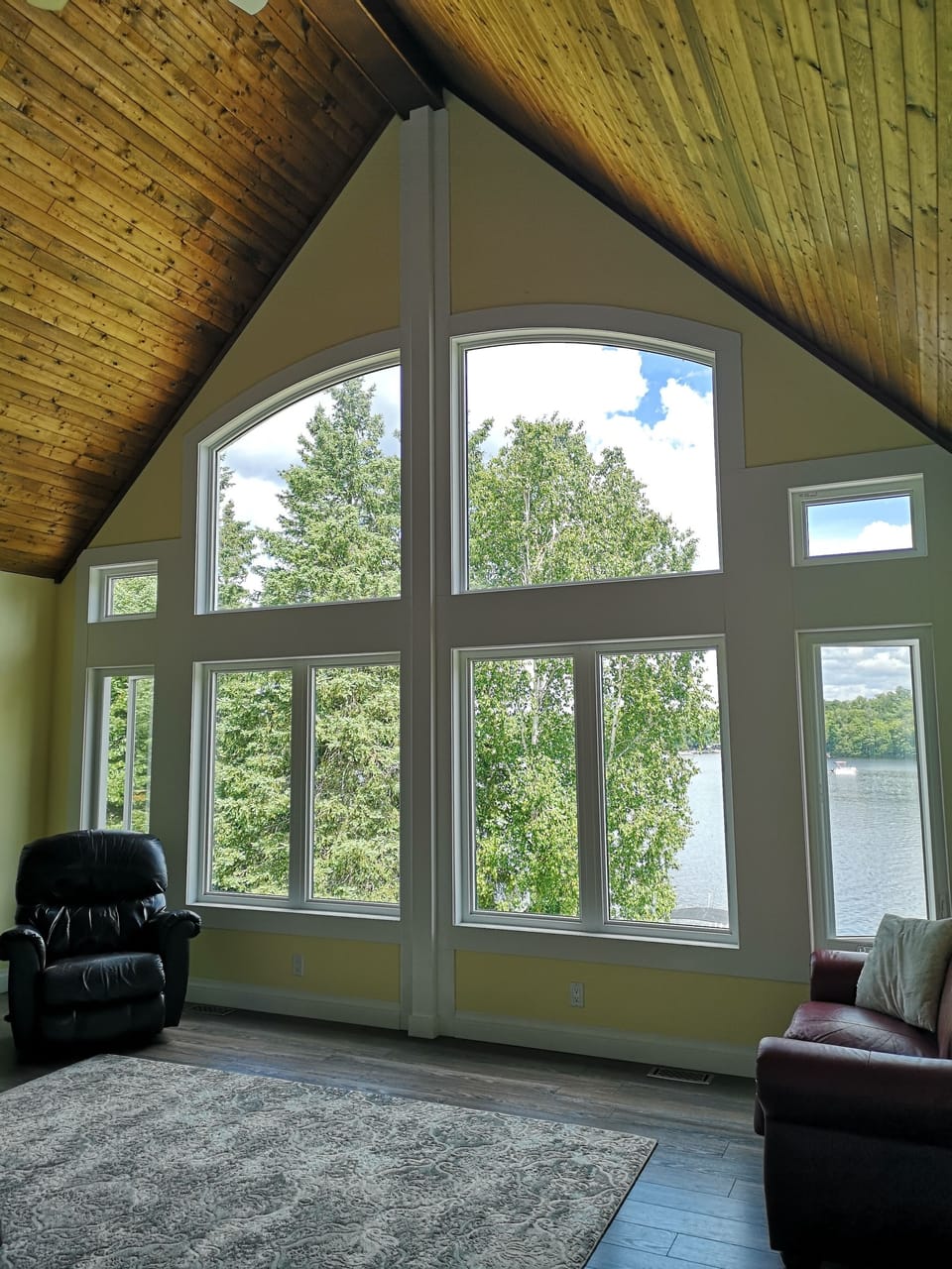 Living room views are big and bright!