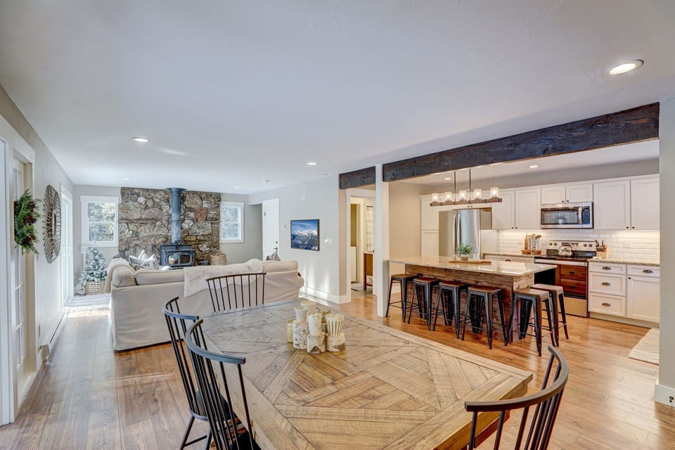 Enjoy your time with friends and family on the main floor of the house