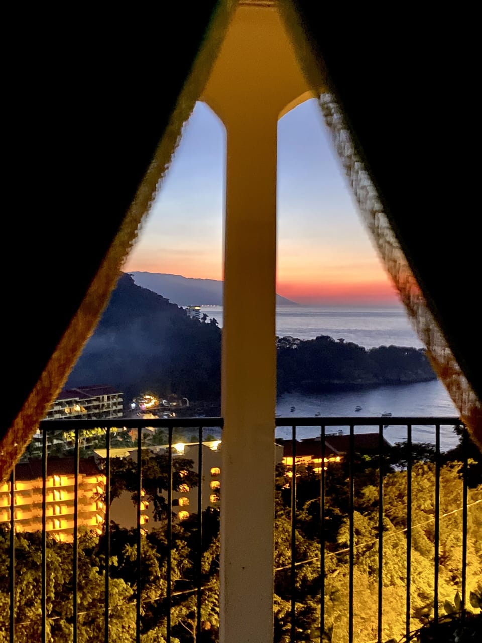 Sunset from 1st bedroom