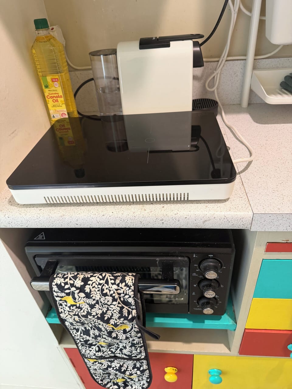 Air fryer oven, Induction hob and capsule coffee machine