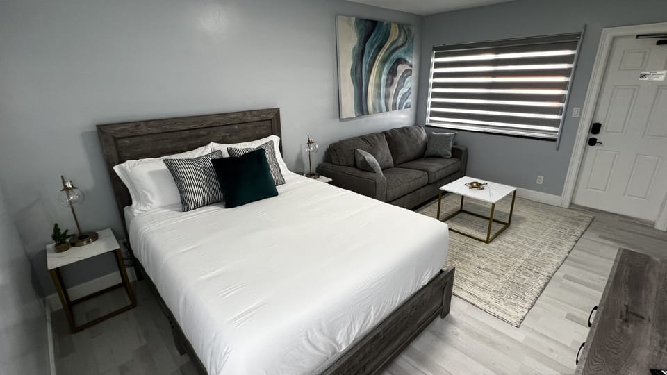 Super thick and comfy queen mattress, and a queen size sofa bed