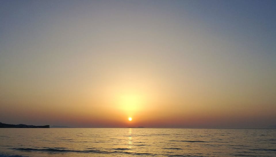 Sunsets at Acharavi beach