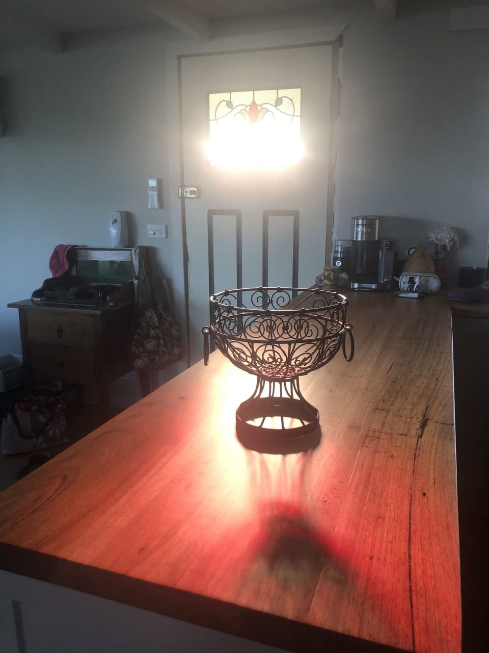 Afternoon sun. Kitchen