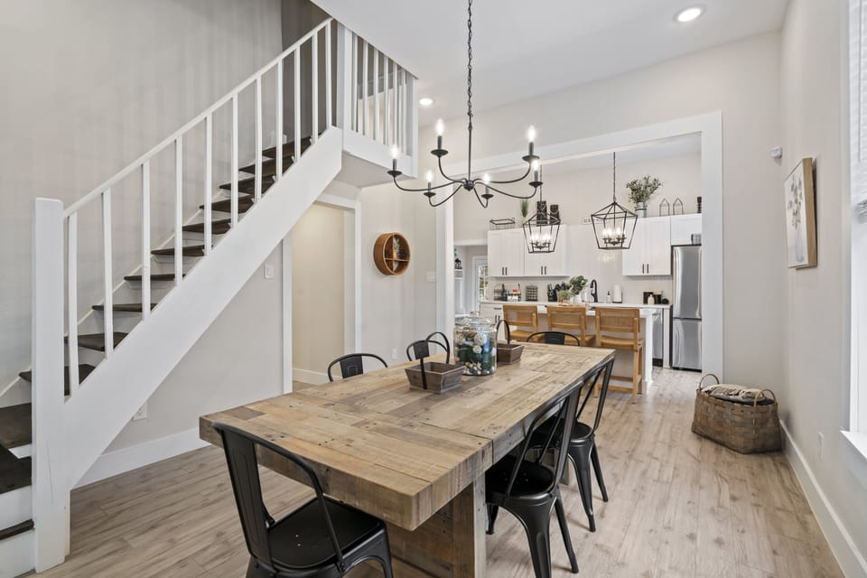Dining Room, stairs to loft