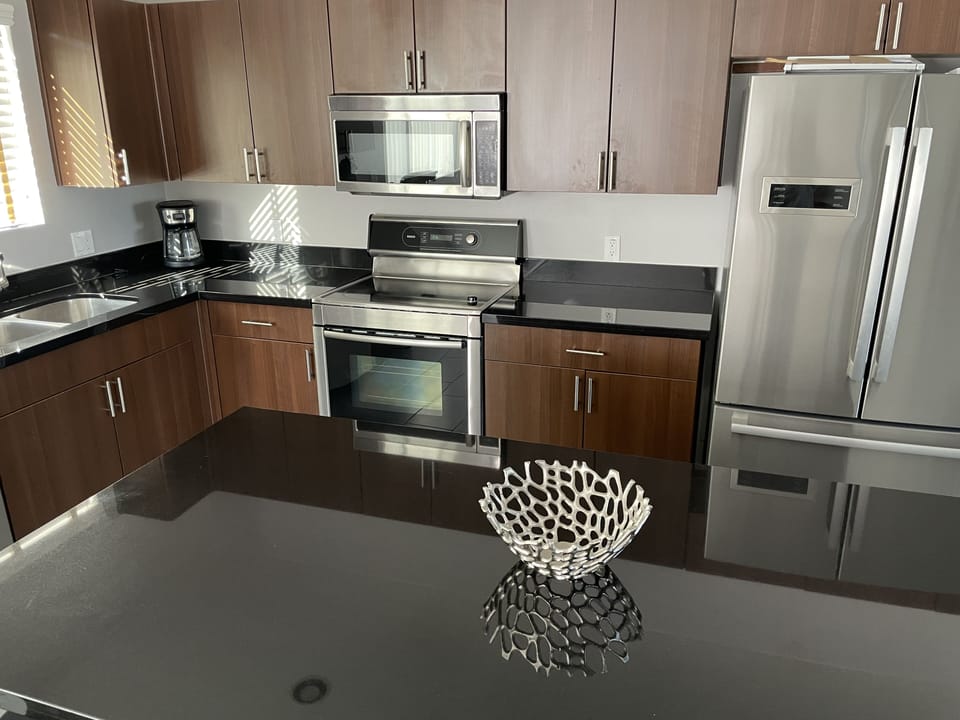 Fully stocked kitchen