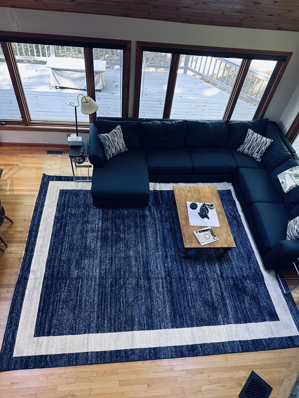 New couch and carpet