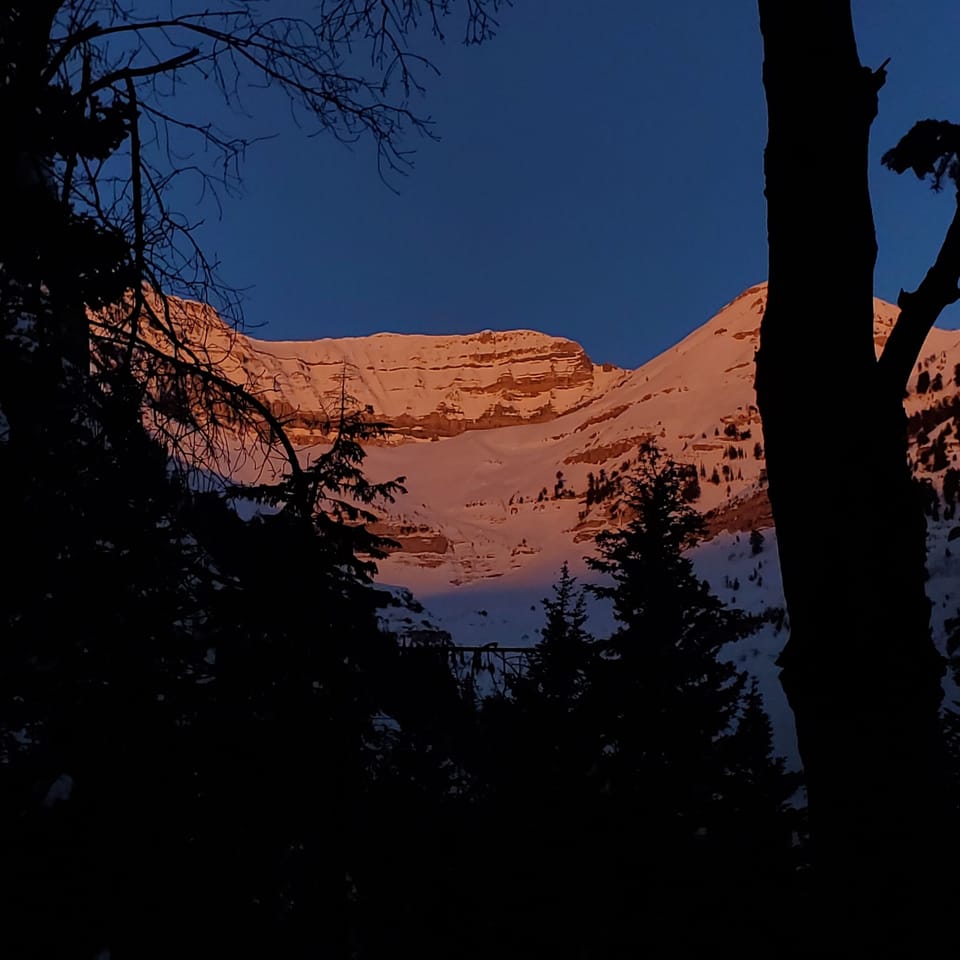 SUNRISE OVER MOUNT TIMP