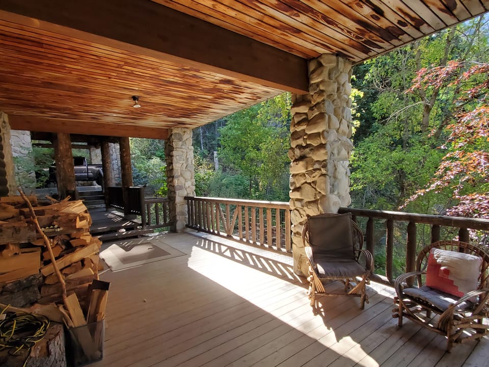 PATIO SPACE OFF OF MAIN ENTRANCE OF THE HOME 