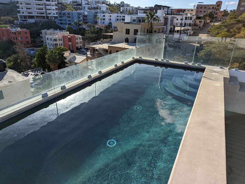 Rooftop pool