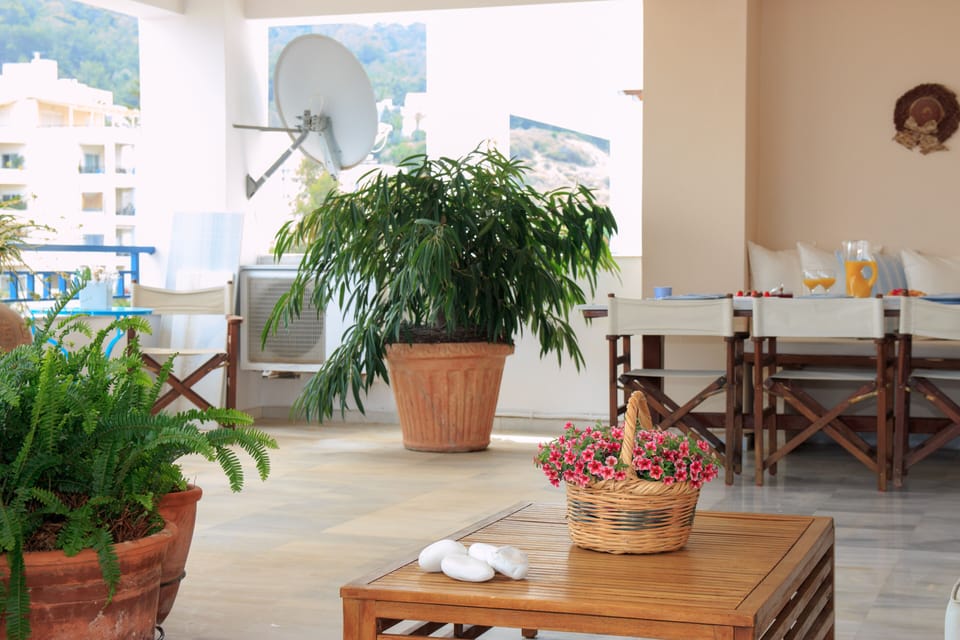 Outdoor dining table