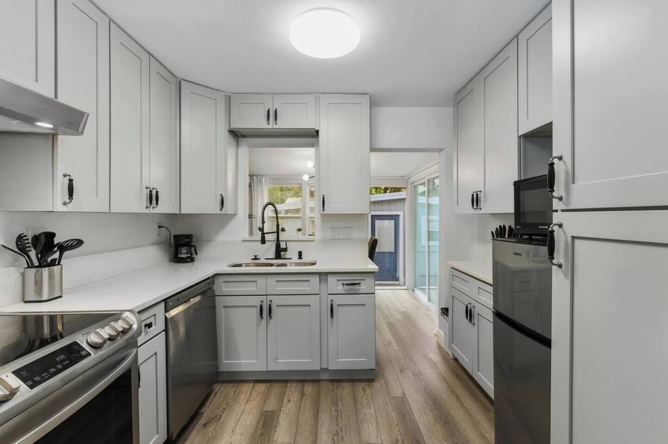 The kitchen.