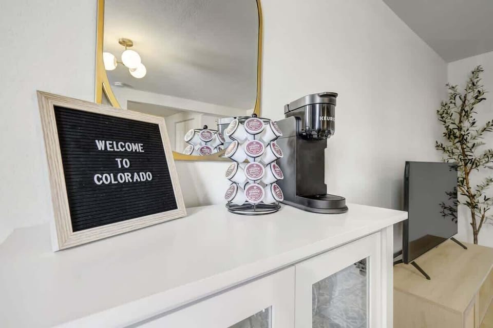 You can find this Keurig coffee maker when you enter and some K-cups for your convenience and that will keep you energized on all your Colorado adventures!
