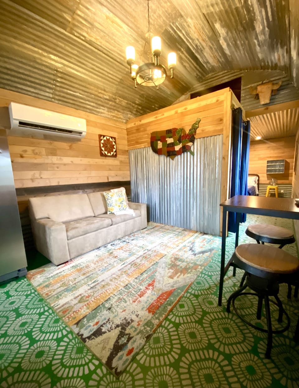 Relax after a day exploring Lockhart – comfy sofa and SMART TV await!