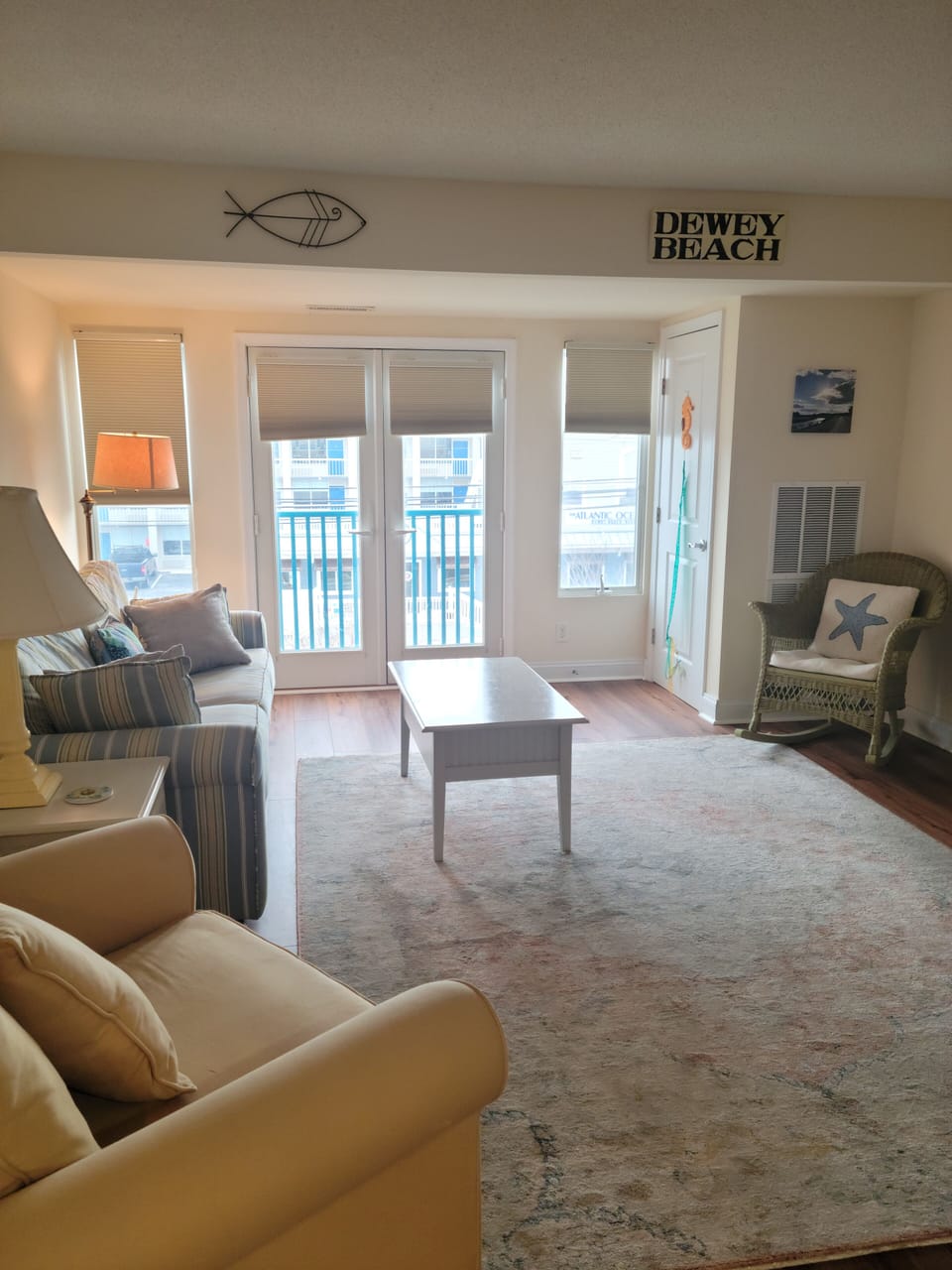 open floor plan with plenty of natural light and view of the Coastal Hwy. 