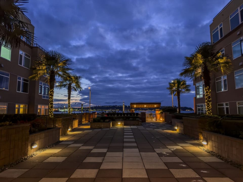 Building courtyard