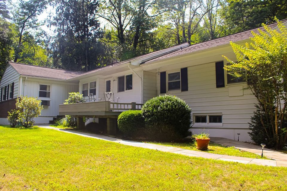 Front long view of Ranch