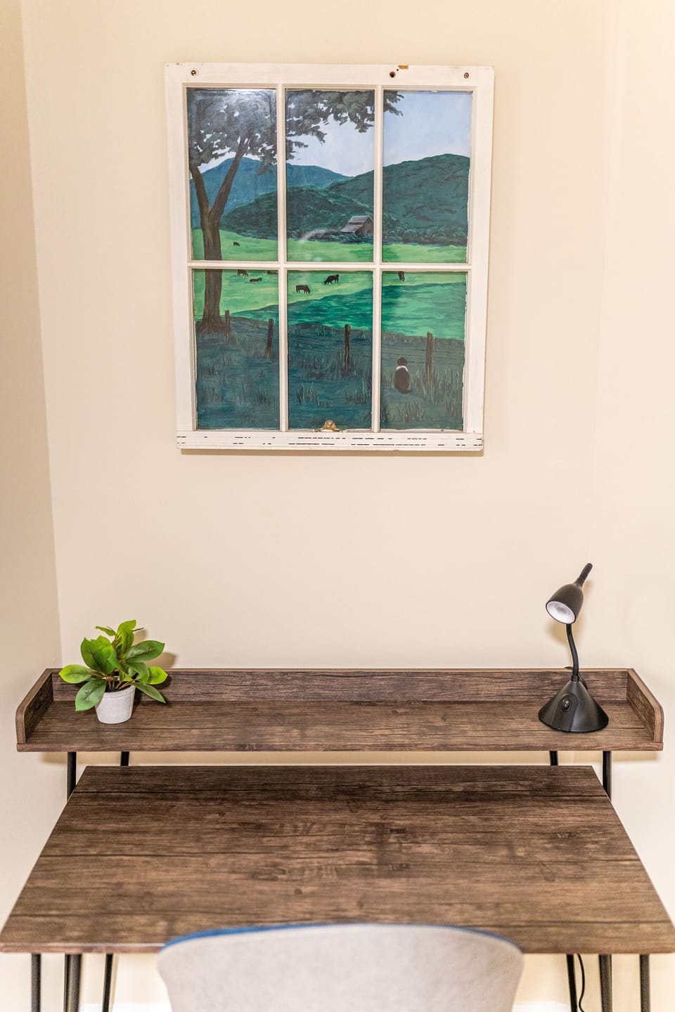 Basement Front Bedroom Desk Area