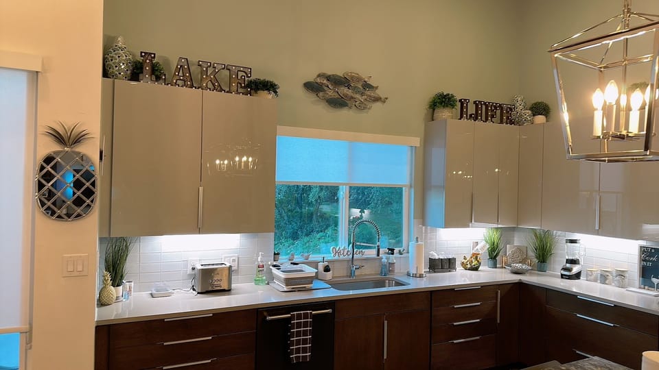 View of pool & deer from the kitchen window! You will find everything you need!