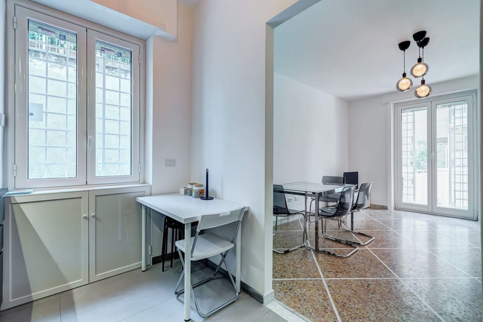 Kitchen and living room
