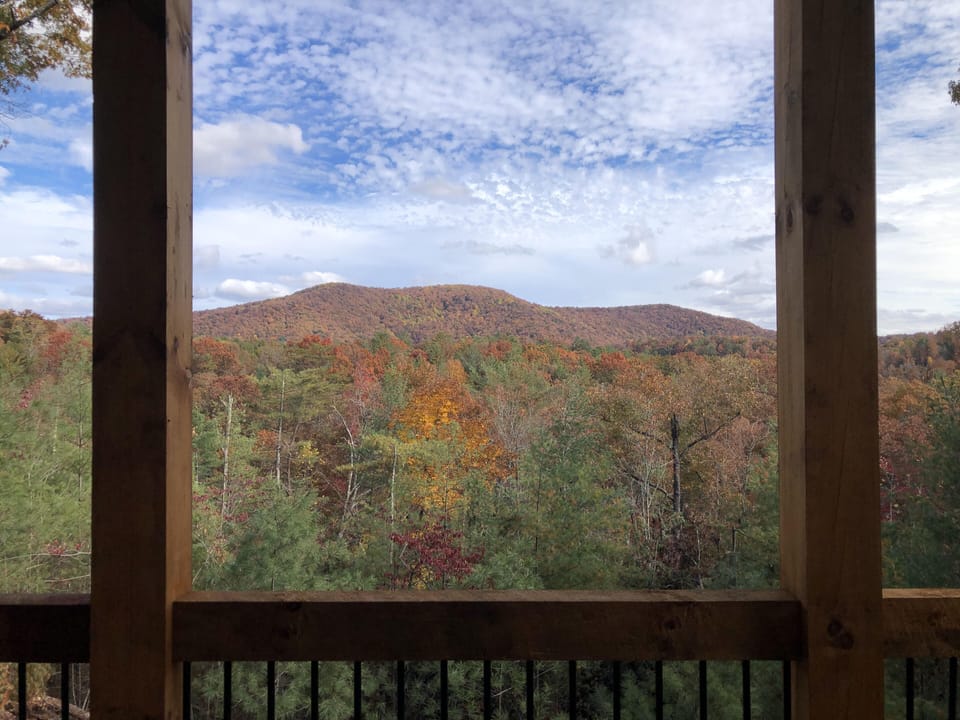 Watersong Ridge Main Level Deck Fall View