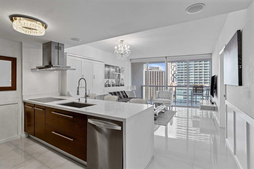 Kitchen & Living Room