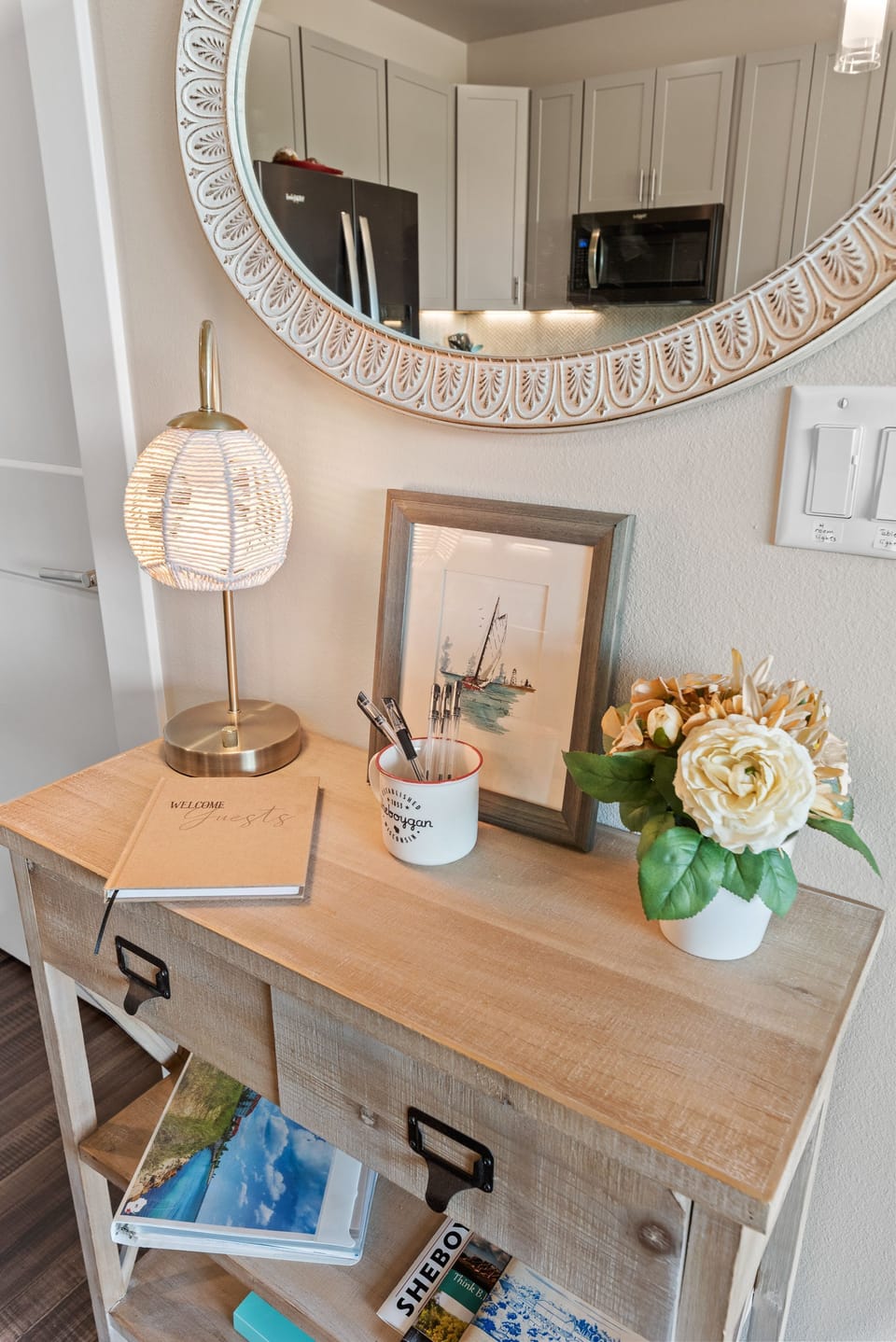 Welcome table