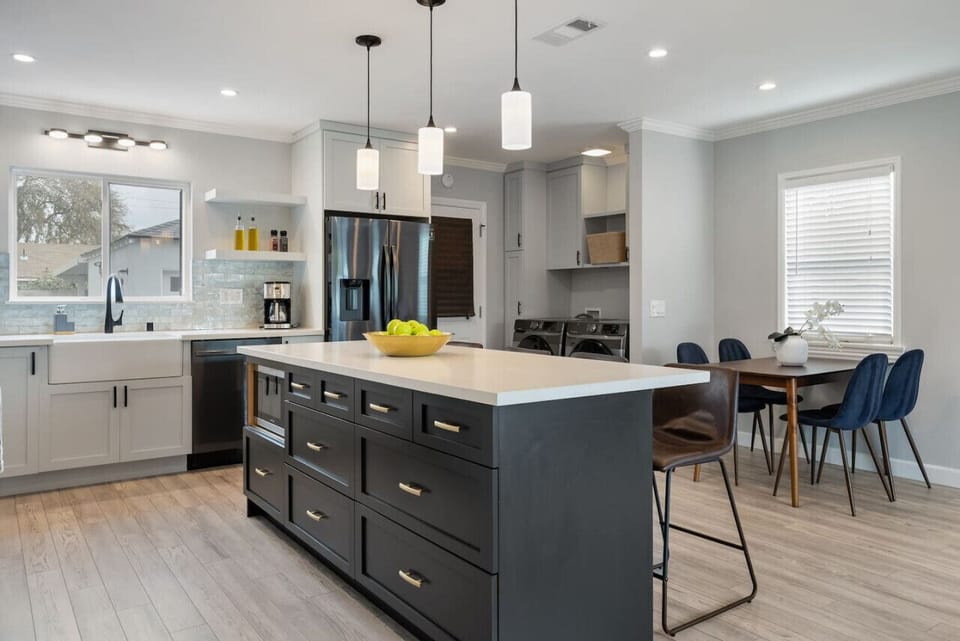 Come together in our dining area, with ample seating to enjoy dishes during your stay.