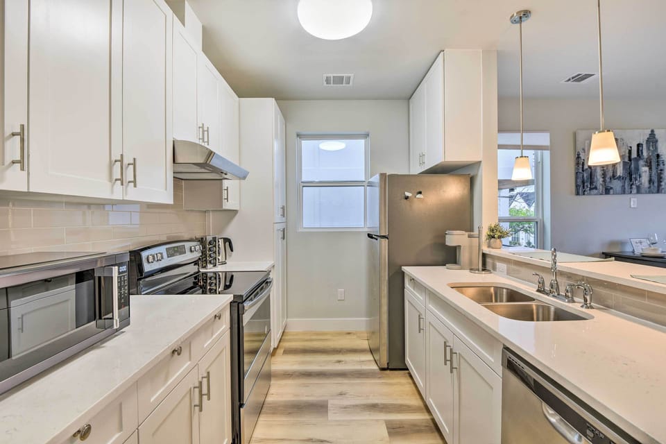 Kitchen | 2nd-Floor Unit | Convenient Location | Private Balcony