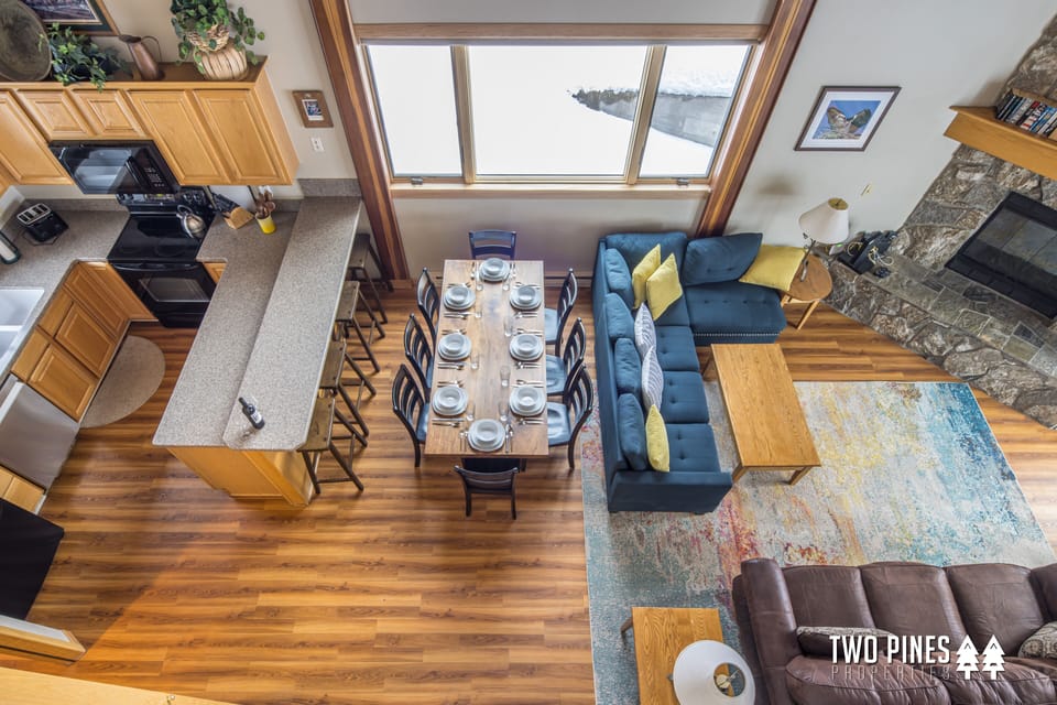 View of Living Space from the 2nd Story