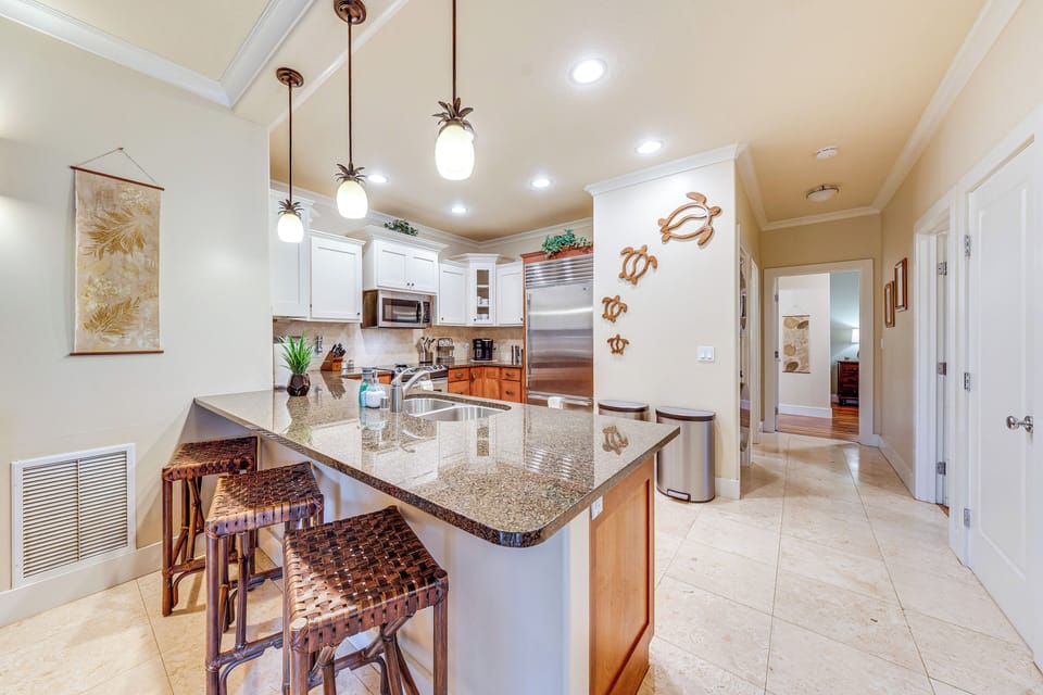 Kitchen | Refrigerator | Coffee Maker | Blender | Dishwasher | Laundry Area