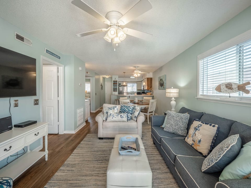 Living Room with Open Concept