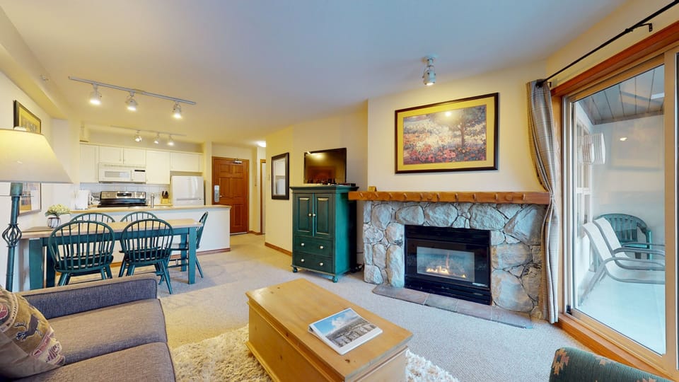 Living room with sofa bed