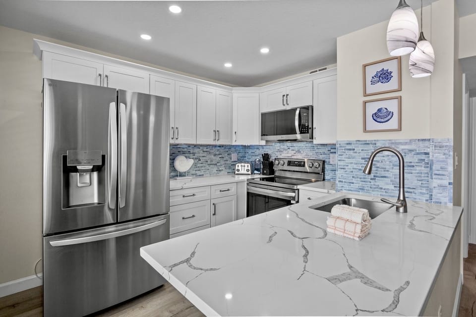Modern kitchen with all appliances